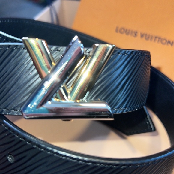 Louis Vuitton Accessories - Louis Vuitton Twist EPI black leather belt.